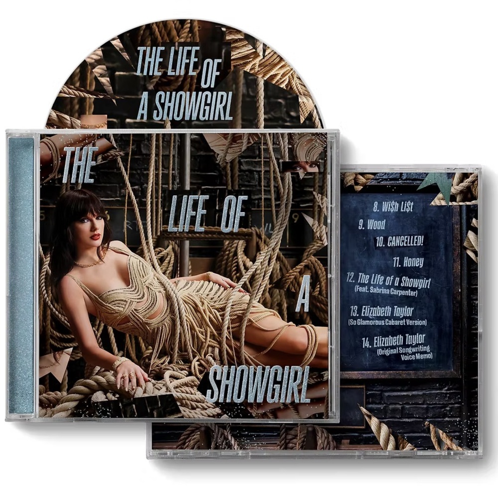 Taylor Swift The Life of a Showgirl CD - So Glamorous Cabaret Version- Acoustic